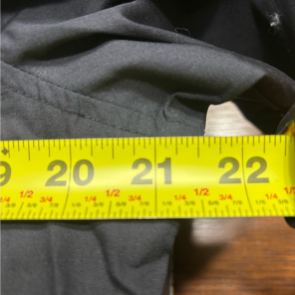 Foxcroft Midnight Black Collared shaped wrinkle free  Shirt - Picture 10 of 10